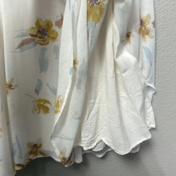 Urban Outfitters Kimchi Blue Sarah Flutter-Sleeve Chiffon Mini Dress - Picture 7 of 14